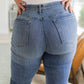 Paula High Rise Pull On Slim Bootcut