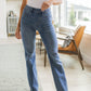 Paula High Rise Pull On Slim Bootcut