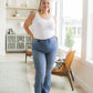 Paula High Rise Pull On Slim Bootcut