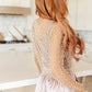 Pearl Diver Layering Top in Beige