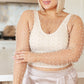 Pearl Diver Layering Top in Beige