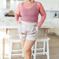 Pearl Diver Layering Top in Pink