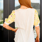 Primrose on Puff Sleeves Top