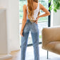 Quinn Mid Rise Cell Phone Pocket Dad Jeans