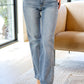 Quinn Mid Rise Cell Phone Pocket Dad Jeans