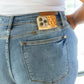 Quinn Mid Rise Cell Phone Pocket Dad Jeans