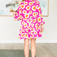 Magnificently Mod Floral Shirt Dress