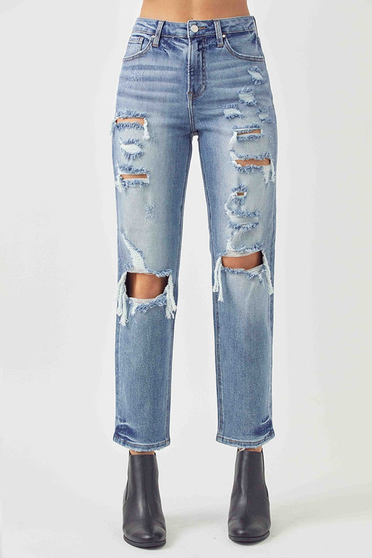 Risen High rise Girlfriend Jean