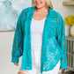Topped with Lace Button Down