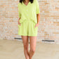 Two's Company Ribbed Button Down