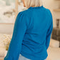We Believe Keyhole Tie Detail Blouse
