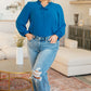 We Believe Keyhole Tie Detail Blouse