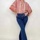 Risen High Rise Front Pocket Sailor Flare Jeans MB