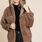 Faux Fur jacket with Hockets