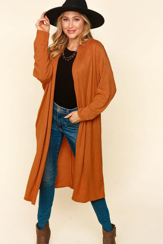 Oversized Midi Length Soft Cardigan