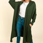 Oversized Midi Length Soft Cardigan