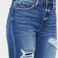 Kan Can High Rise Distressed Skinny jeans