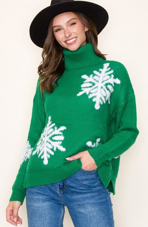 Snow Flake Pullover Sweater