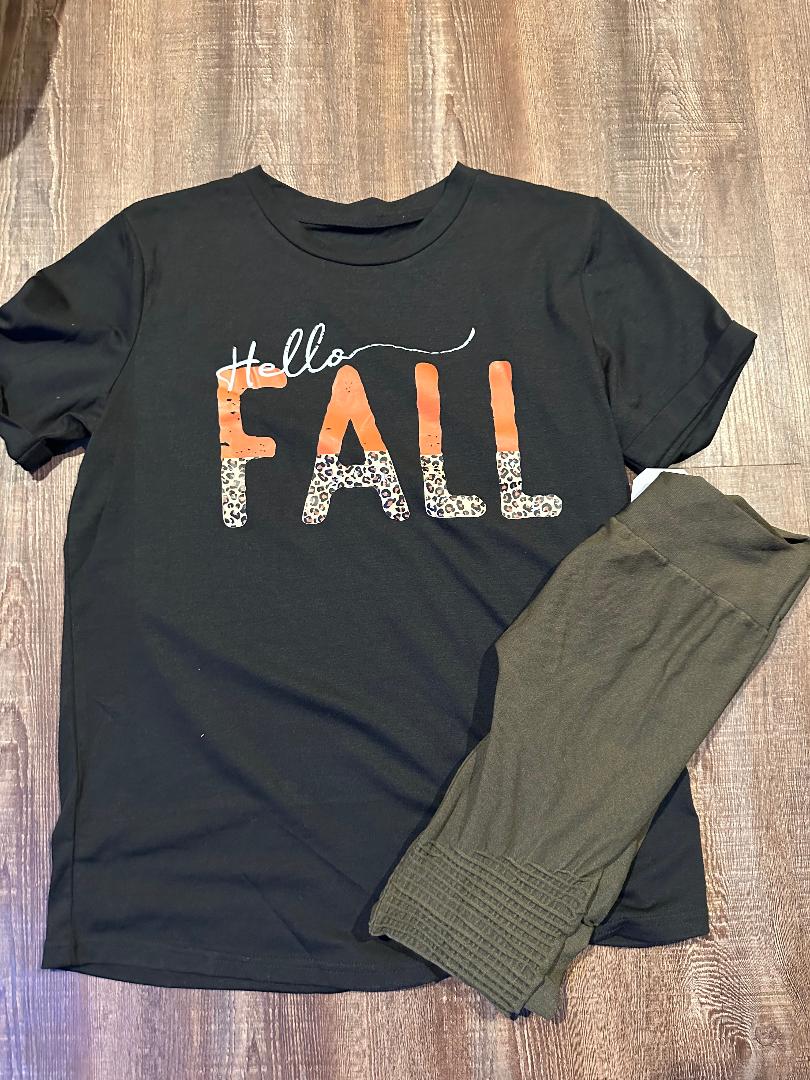 Hello fall graphic tee