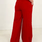 Zenana French Terry Laser Cut Pants With Pockets