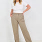 Blumin Apparel Solid Straight Leg Pants