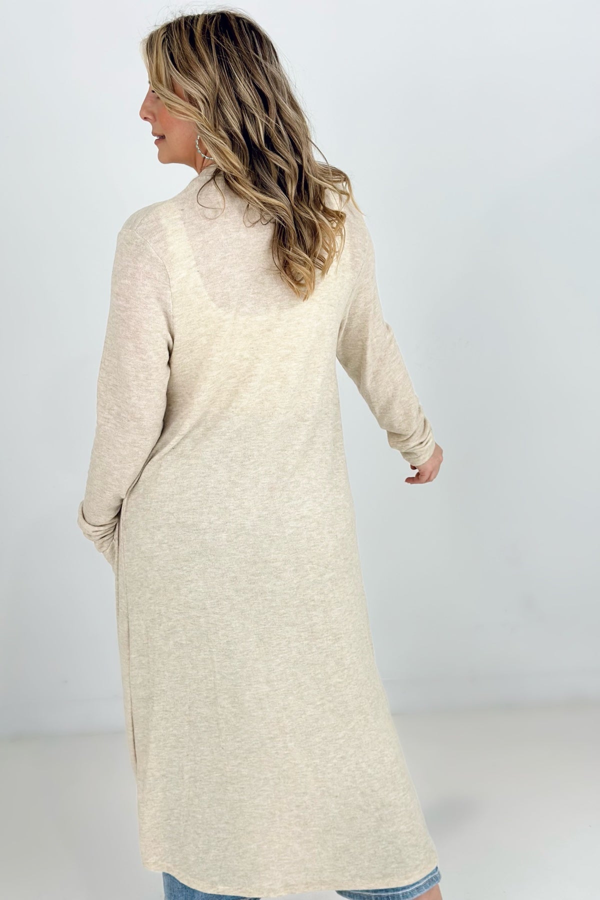 Jade By Jane Long Body And Sleeve Cardigan