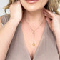 Melania Clara Crystal Connector and Pendant Y Necklace