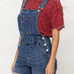 Judy Blue High Waist Destroy & Double Cuff Shorts Overalls