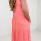 New Colors - Zenana V-Neck Cami Maxi Tiered Dress with Side Pockets
