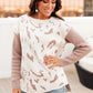 Abstract Animal Print Sweater