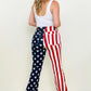 Judy Blue High Waist American Flag Print Flare Jeans