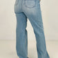 Judy Blue High Waist with Pocket Details Wide Leg Jeans