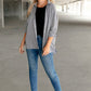 Mixed Houndstooth Button Up Top