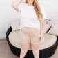 Wild Spots Shorts in Taupe