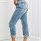 RISEN Full Size Leilani Distressed Straight Leg Jeans