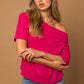 Gilli S/S Cowl Neck Top