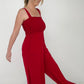 "Vivi" Zenana Smocked Wide Leg Jumpsuit with Pockets