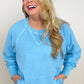 Zenana Pigment Dyed French Terry Pullover With Pockets