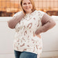 Abstract Animal Print Sweater