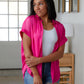 Working on Me Top in Hot Pink