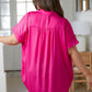 Working on Me Top in Hot Pink
