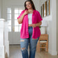 Working on Me Top in Hot Pink