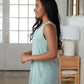 Trust Me V-Neck Tank in Dusty Green