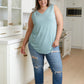 Belinda High Rise Distressed Straight Jeans