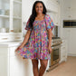 Bright Blooms Floral Dress