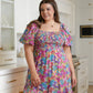 Bright Blooms Floral Dress