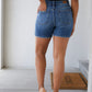 Rory High Rise Denim Shorts