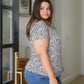 Don't Tame Me Animal Print Top
