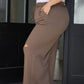 Weekend Hero Wide Leg Sweats in Mocha