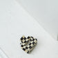 Checkered Claw Clip in Black